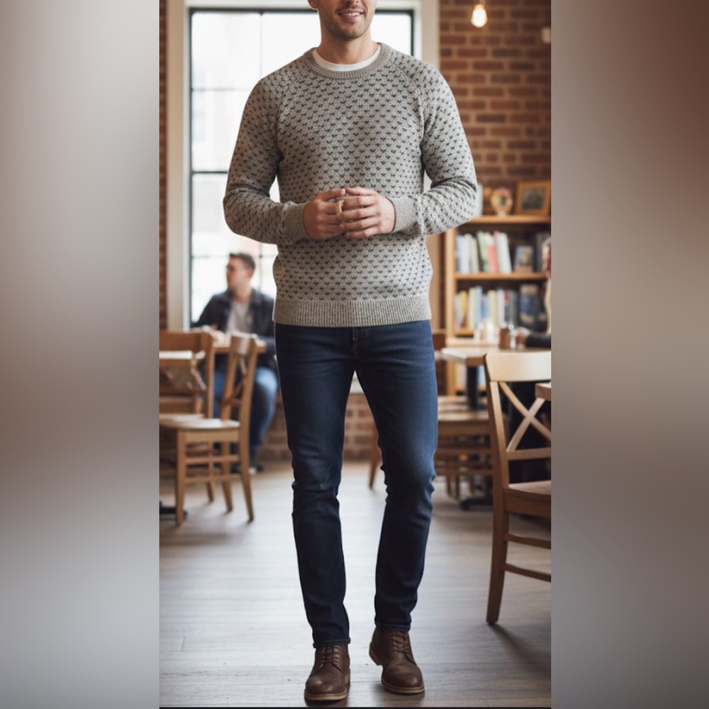 American‎ eagle preppy mens  sweater